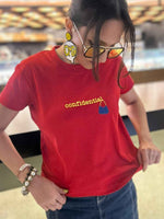 Load image into Gallery viewer, Confidential - Venetian Red - Classic Fit - Women's T-shirt