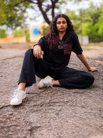 Load image into Gallery viewer, The Monk - Spirited Soul - Charcoal Black - Women's T-shirt
