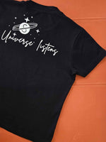 Load image into Gallery viewer, Tune In- Universe Listens - Classic Fit - Black - Women's T-shirt