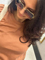 Load image into Gallery viewer, Classic Fit Plain - Coffee Mocha - Women T-shirt
