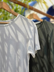 100% Bamboo Classic Fit - Yoga T-shirts - Ash Gray