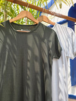 Load image into Gallery viewer, Bamboo Classic Fit - Half Sleeves - Ebony Green