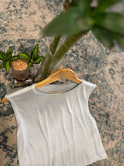 100% Bamboo Sleeveless Tank Top - Ash Gray - Women's T-shirt