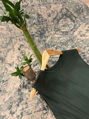 100% Bamboo Tank Top - Ebony Green - Women's T-shirt