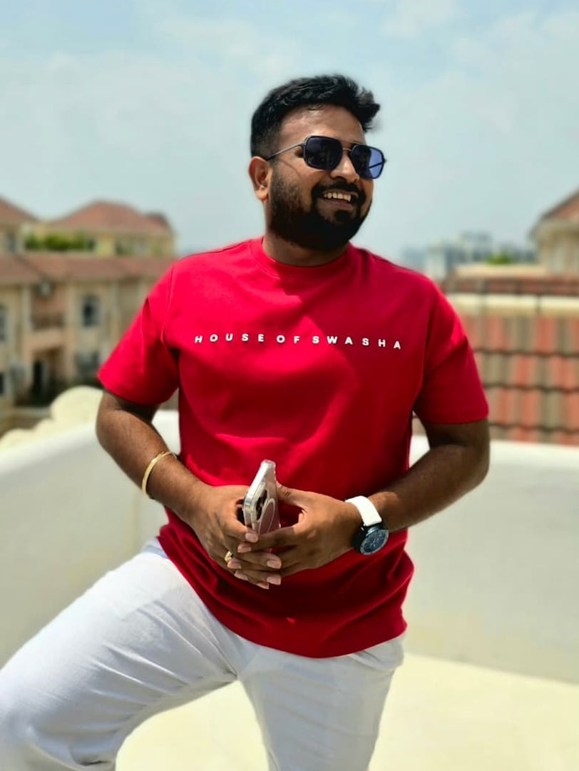 House of SwaSha - Red - Classic Fit - Men's T-shirt