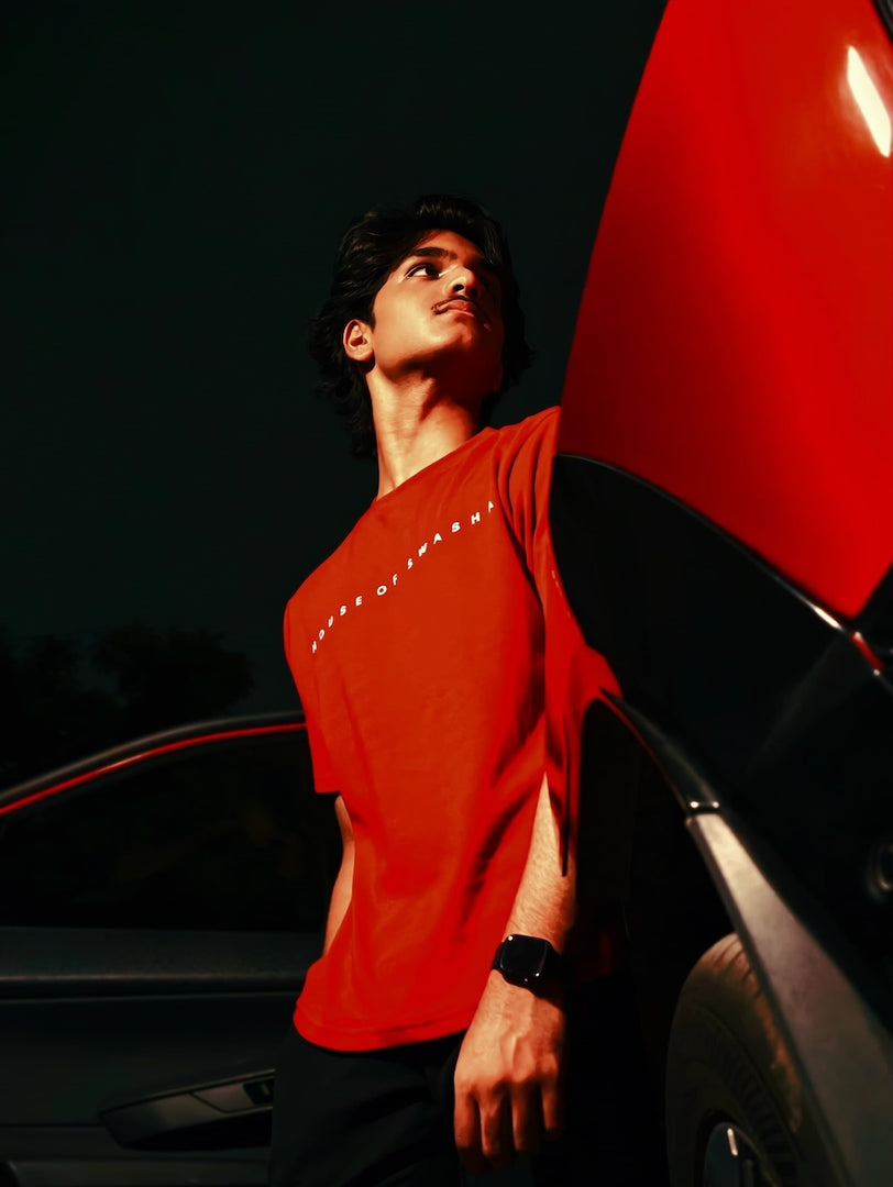 House of SwaSha - Red - Classic Fit - Men's T-shirt