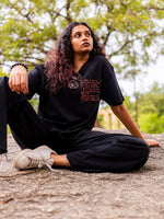 Load image into Gallery viewer, The Monk - Spirited Soul - Charcoal Black - Women's T-shirt