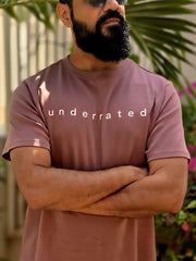 Underrated - Light Nutmeg Brown - Classic Fit  - Men's T-Shirt