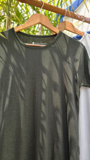 Bamboo Classic Fit - Half Sleeves - Ebony