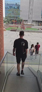Load and play video in Gallery viewer, BeLeaver - Charcoal Black - Oversized - Men's T-shirt
