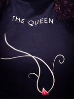 Load image into Gallery viewer, Turtle Neck - The Queen - Women T-shirt - Black
